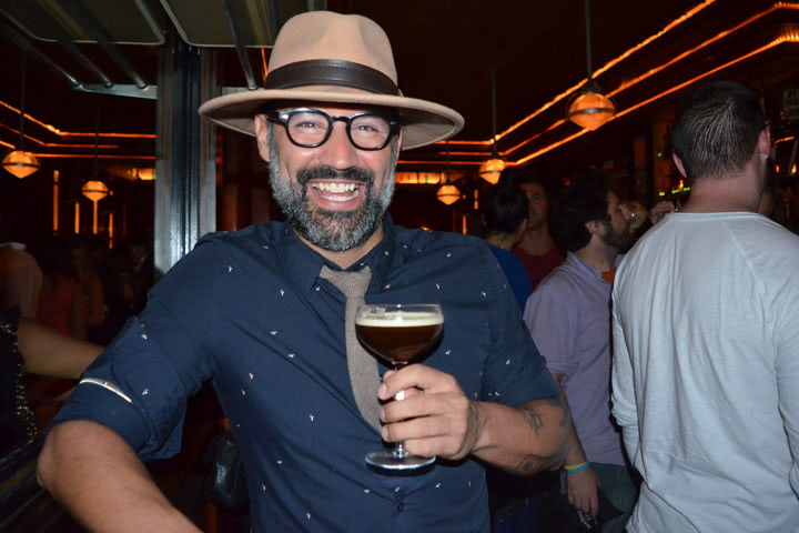 A guy walks into a bar and orders a martini.